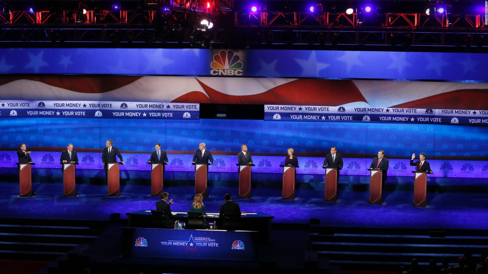 The CNBC Republican debate in three minutes