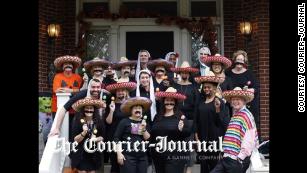 Coming off the heels of a sex scandal, the University of Louisville is making headlines again after a photo of the university president and his staff wearing sombreros, fake facial hair, and holding maracas at a Halloween-themed staff party surfaced.