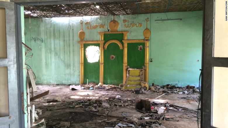 This mosque in Meiktila was torched in the 2013 riots. It is still in ruins.