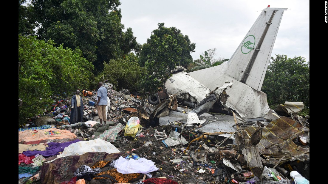 South Sudan plane crash kills dozens; baby among 3 survivors