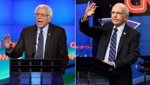 Larry David may have been <a href="http://www.cnn.com/2015/10/18/entertainment/larry-david-bernie-sanders-snl-feat/" target="_blank">born</a> to play Bernie Sanders. <br /><br />The "Curb Your Enthusiasm" star played the presidential candidate in a skit that was a parody of the CNN Democratic debate. David received favorable reviews of his depiction of the presidential candidate.