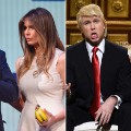 donald trump melania trump snl