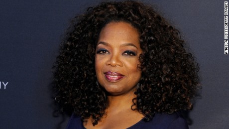 LOS ANGELES, CA - FEBRUARY 21:  Producer/actress Oprah Winfrey attends The Weinstein Company's Academy Awards Nominees Dinner in partnership with Chopard, DeLeon Tequila, FIJI Water and MAC Cosmetics on February 21, 2015 in Los Angeles, California.  (Photo by Angela Weiss/Getty Images for FIJI Water)