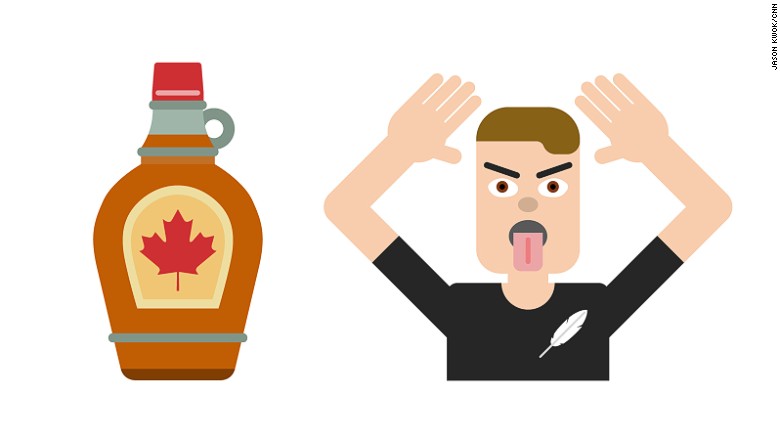 Finland&#39;s emojis got us thinking about other countries. We came up with these depicting Canada with delicious maple syrup and New Zealand with a player from its world-beating All Blacks rugby team performing a fearsome haka dance.