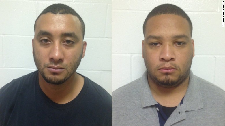 Officers Norris Greenhouse Jr., left, and Derrick Stafford are charged with second-degree murder.