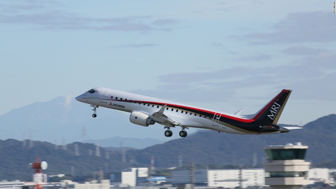 Mitsubishi launches first Japanesemade passenger jet