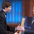 Jordan Thomas and Neil Patrick Harris onstage at the 2009 CNN Heroes Awards held at The Kodak Theatre on November 21, 2009  in Hollywood, California.