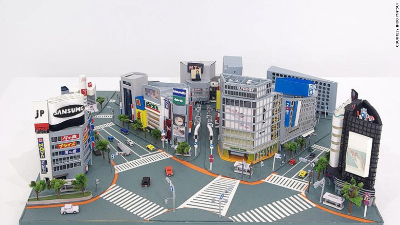 Matsui reconstructed the Tokyo from her youth.