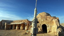 Sets depicting the spaceport of Mos Espa on Anakin and Luke Skywalker's home planet Tatooine are still standing near the Tunisian town of Nefta.