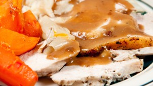 turkey and gravy