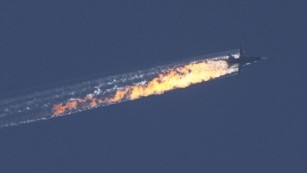 Turkey-Syria border: Russian warplane shot down