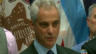 Chicago Mayor Rahm Emanuel calls for peace