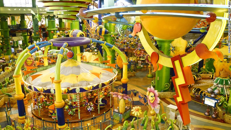 At 12,360 square meters spread across three levels -- including a Fantasy Garden and Galaxy Station -- Berjaya Times Square is the country&#39;s largest indoor theme park.