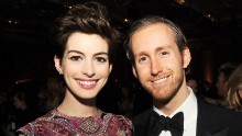 LOS ANGELES, CA - FEBRUARY 02:  Actress Anne Hathaway (L) and actor Adam Shulman attend the 65th Annual Directors Guild Of America Awards at Ray Dolby Ballroom at Hollywood & Highland on February 2, 2013 in Los Angeles, California.  (Photo by Kevin Winter/Getty Images)