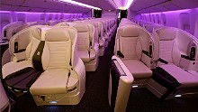 Air New Zealand also won awards for Best Economy and Best Premium Economy (pictured). AirlineRatings.com's Geoffrey Thomas says: "The airline has rolled out some stunning new technology including innovative tracking of unaccompanied children and a wonderful app to get you a perfect cup of coffee before your flight."