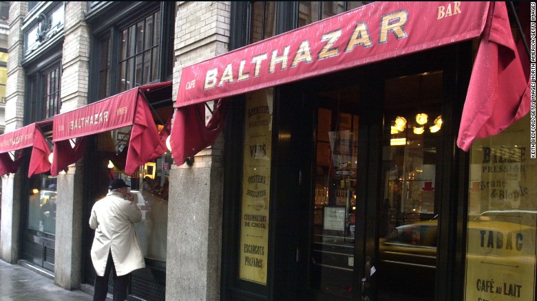 At Balthazar, &quot;eggs any style&quot; includes &quot;en cocotte&quot; (baked in a ramekin with cream), in puff pastry (scrambled with wild mushrooms and asparagus) or Norwegian (poached with smoked salmon), with the occasional side of celebrity-sighting.