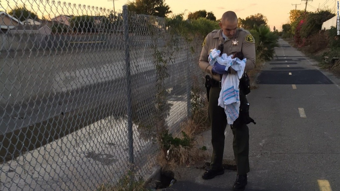 Newborn was found under asphalt along popular Compton walking path 