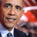 US President Barack Obama looks on during the opening ceremony of the COP21, United Nations Climate Change Conference, in Le Bourget, outside Paris, on November 30, 2015. 