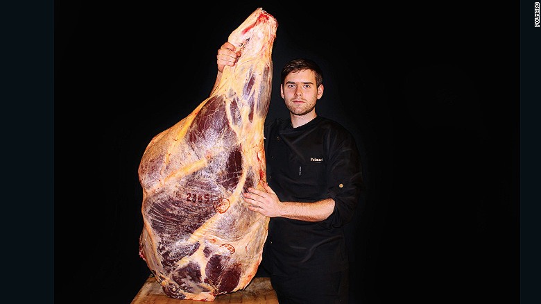 Farmer, breeder and butcher Alexandre Polmard.  