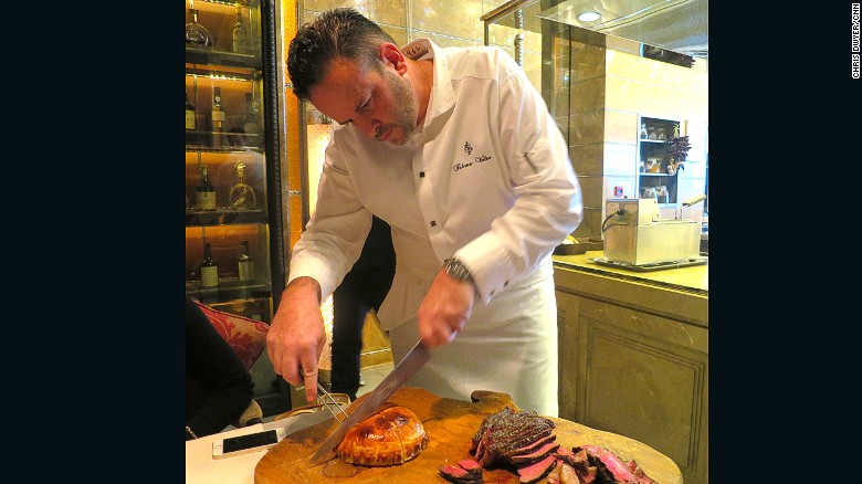 Two-Michelin-star restaurant Caprice in Hong Kong&#39;s Four Seasons Hotel recently hosted a seven-course lunch featuring Polmard&#39;s beef. The star? This 15-year-old cut of beef, sliced and served by Caprice head chef Fabrice Vulin.  