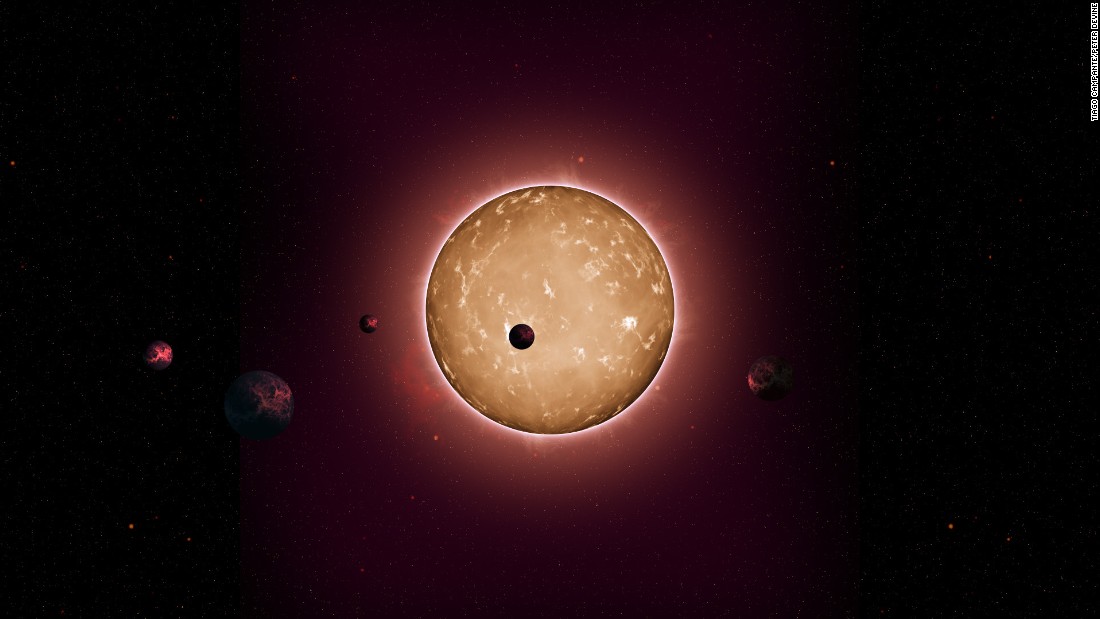 The Kepler-444 system formed when the Milky Way was just two billion years old. The tightly packed system is home to five planets that range in size, the smallest is comparable to the size of Mercury and the largest to Venus, orbiting their sun in less than 10 days. 