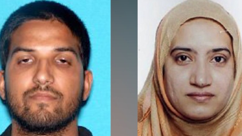 Tashfeen Malik and Syed Rizwan Farook killed 14 people in San Bernardino, California, earlier this month.