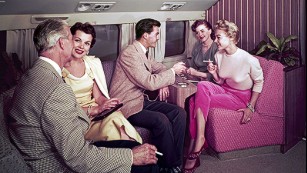 The sexy, boozy way we used to fly