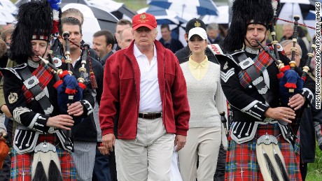 Trump faces backlash in Scotland over Muslim comments