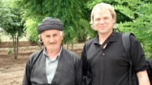2006: With a Yazidi friend in Halabja, Iraqi Kurdistan. Drury will return to the region in 2016, despite the ongoing conflict with ISIS. 