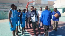 In recent years, Drury has become more interested in connecting to local communities. He now sponsors a basketball team in Mogadishu and returns to watch them play. 