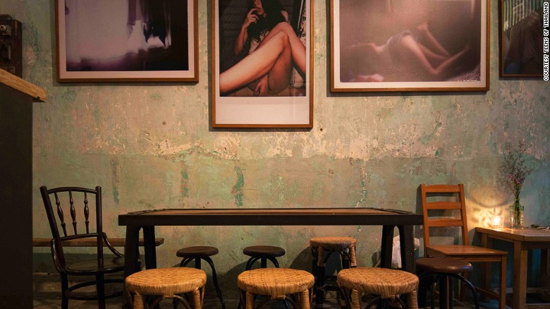 Sensual photography on the walls spices up the energy of Teens of Thailand.