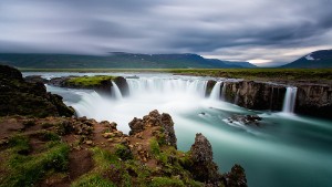 Iceland godafoss waterfall
