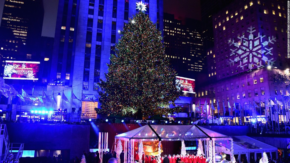 The 83rd version of the famed Rockefeller Center Tree was lit up on December 2.