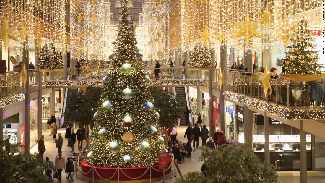 During the holidays, Berlin&#39;s big shopping centers play Snoopy to the country&#39;s quaint Christmas markets&#39; Charlie Brown. 