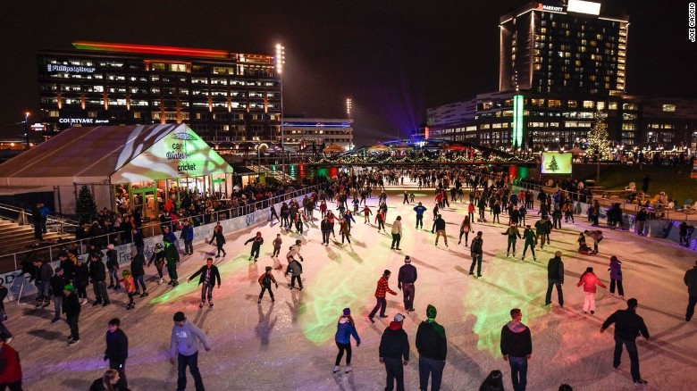Canalside is an all-season entertainment district in Buffalo.