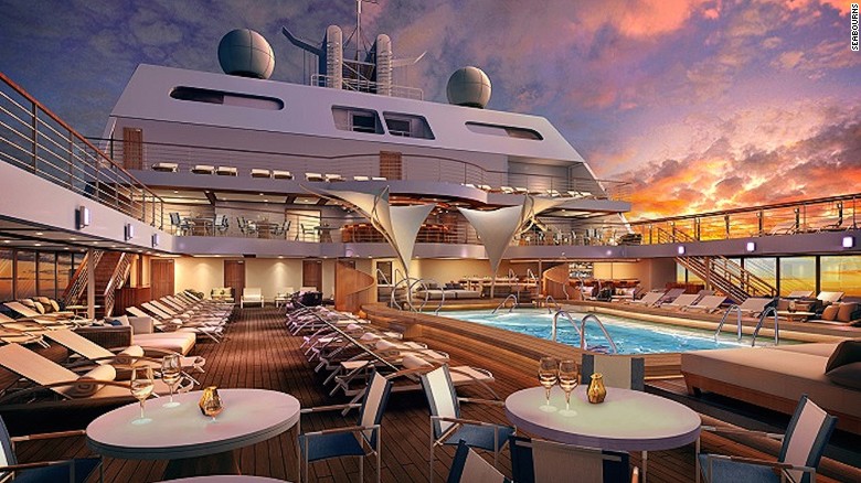 Carrying just 600 guests, this 12-level ship will have 300 opulent suites (each with a private veranda) and visits ports nestled in tight spots the big ships can&#39;t access. It begins sailing in December 2016, leaving port in Greece before making its way through the Middle East and Asia.