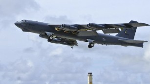 U.S. Bomber flies over South Korea