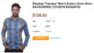 The &quot;Fantasy&quot; shirt, whose style was worn by El Chapo.