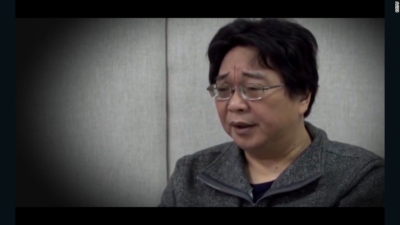 Previously missing, Hong Kong bookseller, Gui Minhai appears on Chinese state television January 17, 2016 confessing to his involvement in a fatal car accident in Ningbo 12 years prior.
