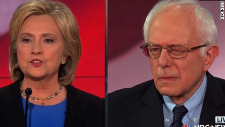 bernie sanders viral faces debate moos pkg erin_00000924