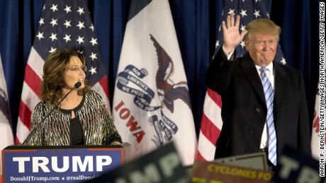 Donald Trump: Sarah Palin won't speak at RNC because Alaska is too far away - CNN
