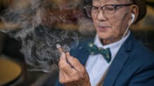 Ding Bingcai, a 85-year-old grandpa, who's tended rice paddies all his life, has become an unlikely style icon in China.