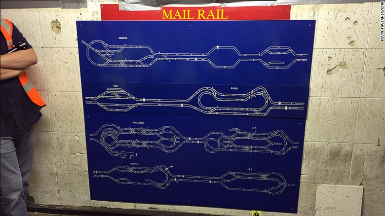 A map shows the layout of some of the network, which stretched 23 miles from east to west across the city. 