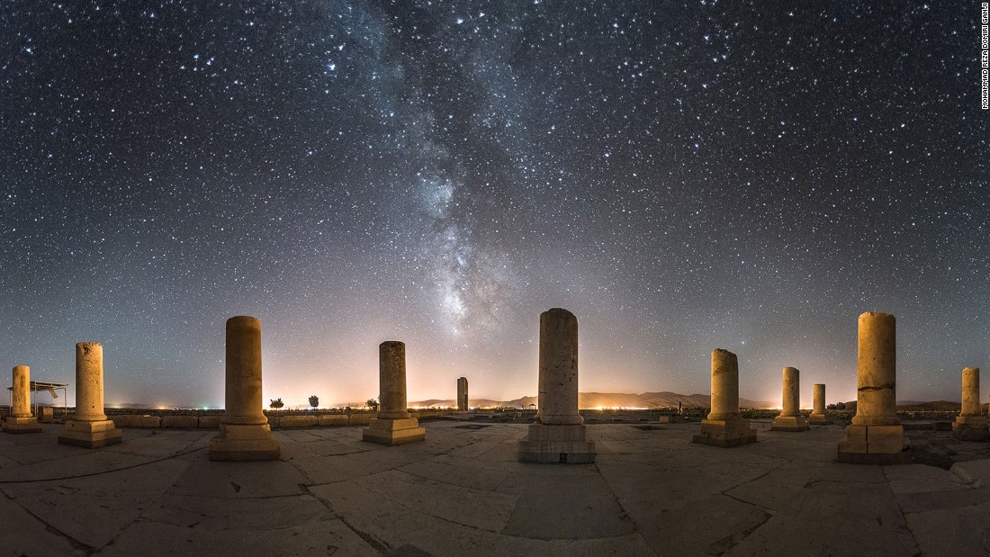 &quot;This is a very important monument, as it is relates to one of the most famous Persian emperors,&quot; says Ganji. &quot;The Milky Way is only visible on certain summer evenings where the sky is clear and there&#39;s no moon.&quot; 