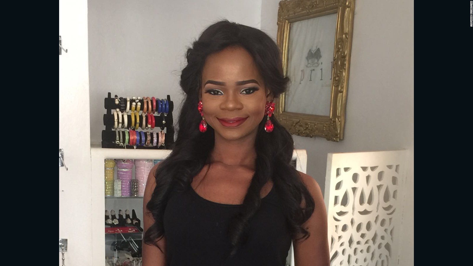 Jumoke on shoot.