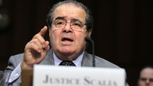 Scalia testifies during a hearing before the Senate Judiciary Committee on October 5, 2011. The justice testified on "Considering the Role of Judges Under the Constitution of the United States."