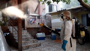 A health worker fumigates an area in Gama, Brazil, to combat the Aedes aegypti mosquito on Wednesday, February 17. The mosquito carries the &lt;a href=&quot;http://www.cnn.com/specials/health/zika&quot; target=&quot;_blank&quot;&gt;Zika virus,&lt;/a&gt; which has suspected links to birth defects in newborn children. The World Health Organization expects the Zika outbreak to spread to &lt;a href=&quot;http://www.cnn.com/2016/01/25/health/who-zika-virus-americas/index.html&quot; target=&quot;_blank&quot;&gt;almost every country in the Americas.&lt;/a&gt;