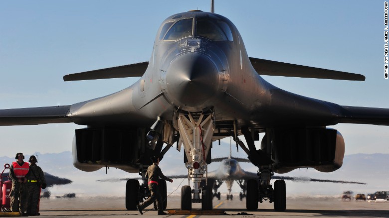 Combat-tested U.S. bombers headed to Pacific