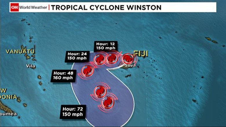 Fiji cleaning up from powerful Tropical Cyclone Winston