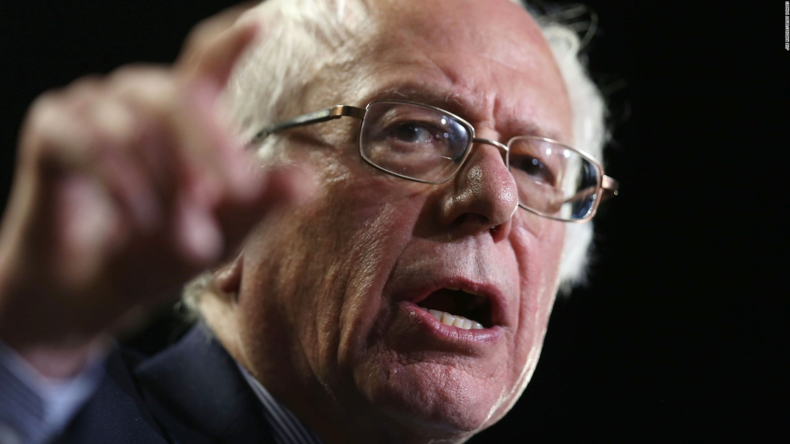 Bernie Sanders in the spotlight